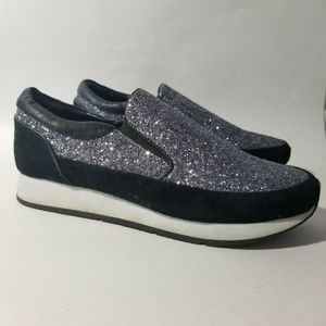 Donald J Pliner Reese Sneakers Glitter Slip On